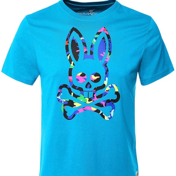Psycho Bunny Tops - Psycho Bunny camo graphic tee